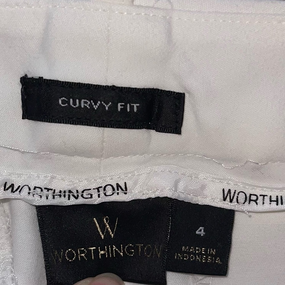 Worthington White Pants 4 - Picture 5 of 6